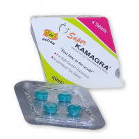 Super-Kamagra-Blisterpackung mit 4 Tabletten